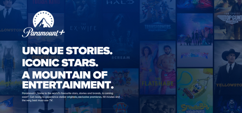 Paramount plus website